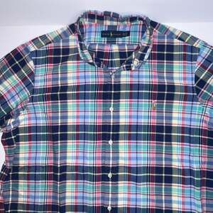 Polo Ralph Lauren Men’s XXL Multicolor Plaid Long Sleeve Button Down Shirt